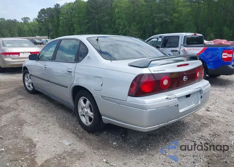 2001 Chevrolet Impala из США, поврежденный, VIN 2G1WF52E119108254
